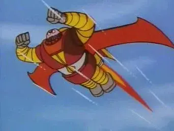 Unexpected?! Boss Robot mid-air flight